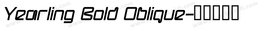 Yearling Bold Oblique字体转换
